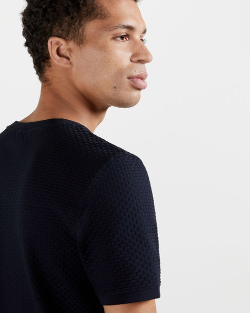 Textured Cotton T-shirt