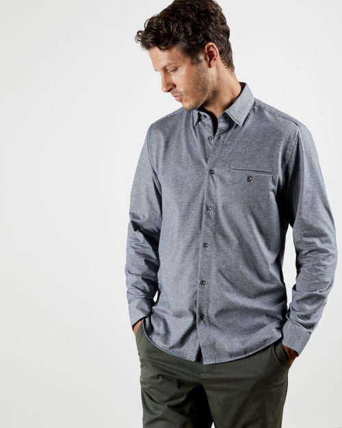 Cotton Blend Jersey Shirt