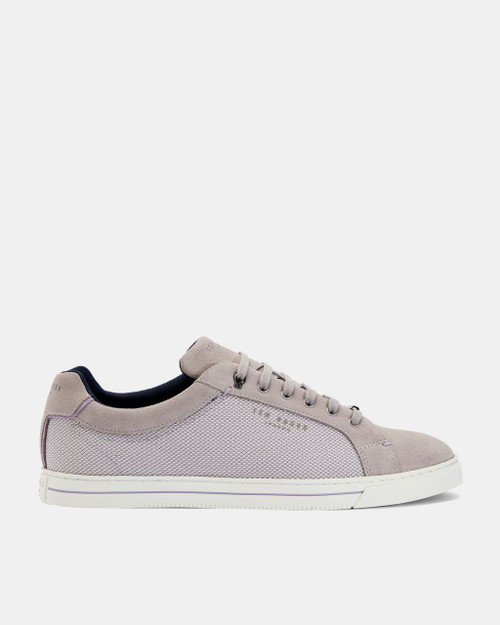 Suede Lace Up Trainer