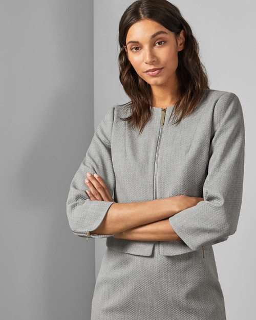 Cropped Textured Jacket