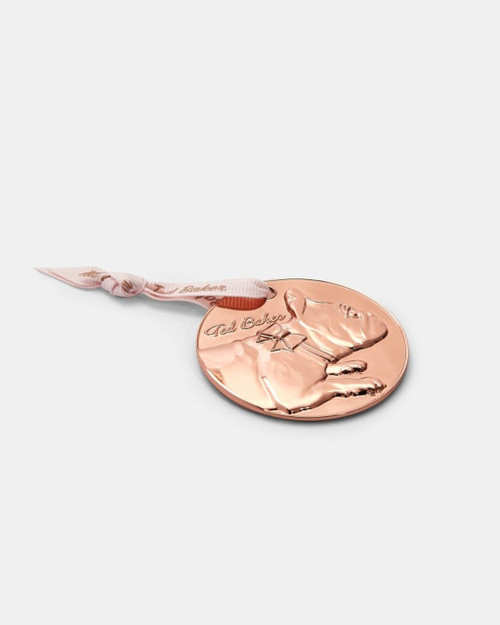 Cotton Dog Hanging Christmas Charm