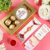 Ganesha Rakhi with Ferreor Rocher Chocolate - For USA