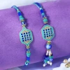 Statuesque Bhaiya Bhabhi Rakhi Set Hamper - For Europe