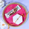 Rudrkasha Rakhi Puja Thali & Galaxy Bar - For UK