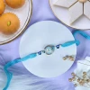 Premium Diamond Evil Eye Rakhi Sweet Hamper - For UK