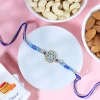 Fancy FLoral Rakhi Dry fruits combo - For UK