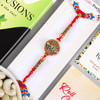 Ganesha Rakhi with Lime Sea Salt Chocolate & Cashew - For UK