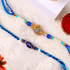 Premium Designer Evil Eye Rakhi Set - For UK