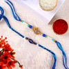 Premium Designer Evil Eye Rakhi Set - For UK