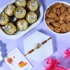 Trishul Rakhi with Almond & Ferrero Rocher - For UK