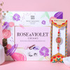 Khanda Rakhi with Rose & Violet 24 Pcs Chocolate - For UK