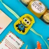 Minion Kids Rakhis with Ferrero Chocolates- For UK