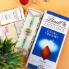 Statuesque Rakhi with Lindt Chocolate - For UK