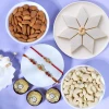 Om & Triushul Rakhi Set Gift Hamper for Brother - For UK