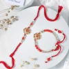 Bhaiya Bhabhi Bracelet Rakhi Set - For Australia