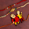 Family Rakhi Set with Sweets,Chocolate & Nuts - For Australia
