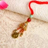 Modern Designer Lumba Bhabhi Rakhi - For UK