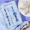 Evil Eye Rakhi n Kaju Katli & Chocolate Bar - For UK