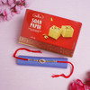 Veera Diamond Rakhi With Sweet - For Canada