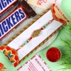 Bleesed Aum Rakhi n Snikcers - For Australia