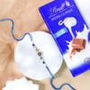 Evil Eye Rakhi with Lindt Chocolate - For UK