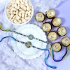 Floral Rakhi Chocolate & Cashew Gift Combos - For Europe