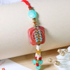 Premium Blue Stone Designer Lumba Bhabhi Rakhi - For UK 