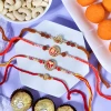 Auspicious Shiv & Ganesha Rakhi Set Combo - For UK