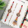 Ravishing Bhaiya Bhabhi Rakhi Pair - For USA