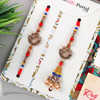 Ravishing Bhaiya Bhabhi Rakhi Pair - For USA