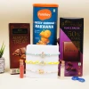 Premium Rakhi Healthy Snacks and Chocolate Hamper - For INDIA