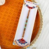 Traditional Beads Rakhi & Puja Thali - For USA