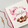 Ethnic Rahki Set with Premium Dairy Box Chocolates - For UK