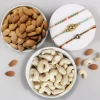 Gracefully Crafted Rakhi with Dry Fruit  - For UK