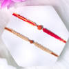 Rudraksha Duo Rakhi Set - For UK