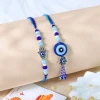 Evil Eye Desginer Bhaiya Bhabhi Rakhi Set - For UK