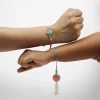 Pastel Bhaiya Bhabhi Lumba Rakhi Set - For INDIA