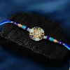 Dazzling Floral Rakhis with Ferrero Rocher - For UK