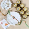 Beauteous Rakhi with Ferrero Chocolate - For UK