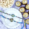 Designer Floral Rakhi Gift Combo - For Canada