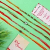 Set of 5 Traditional Rakhi Set - For USA
