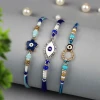 Impressive Designer Evil Eye 3 Rakhi Set - For USA