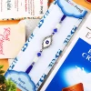 Evil Eye Diamond Rakhi with Lindt - For USA