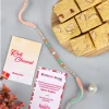 Beads Rakhi with Soan Papdi - For USA