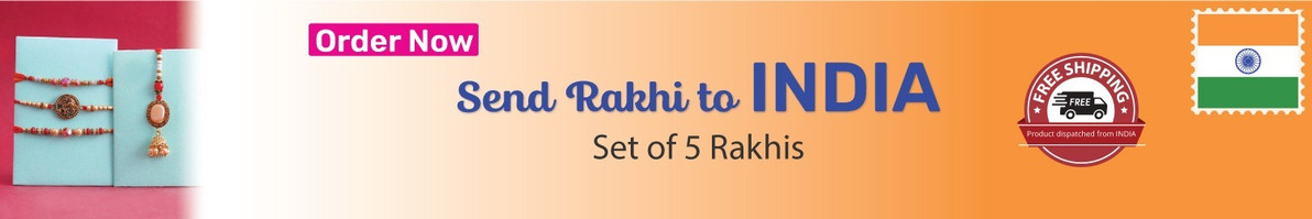 Set of 5 Rakhis