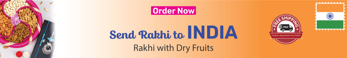 Rakhi with Dry Fruits