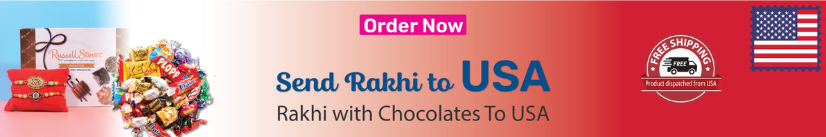 Rakhi with Chocolates To USA