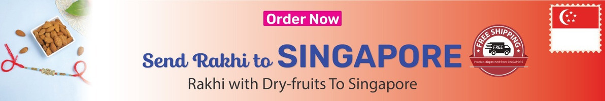 Rakhi with Dry-fruits To Singapore