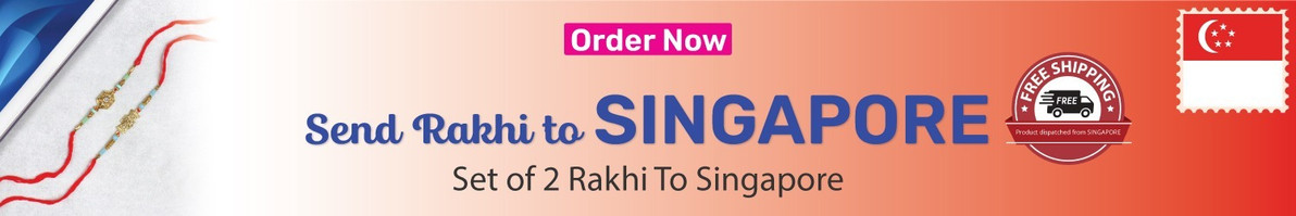Set of 2 Rakhi To Singapore