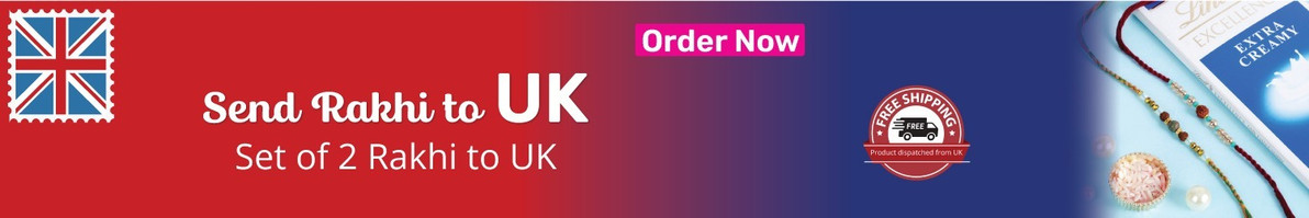 Set of 2 Rakhi to UK